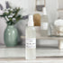 single bottle of hydrating aloe facial mist in a very pretty frosted glass bottle