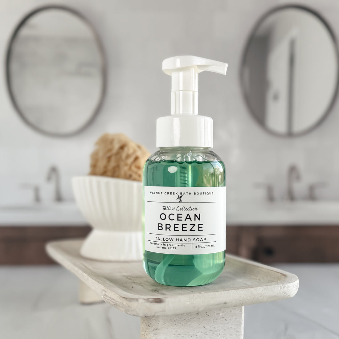 ocean breeze tallow foaming liquid soap