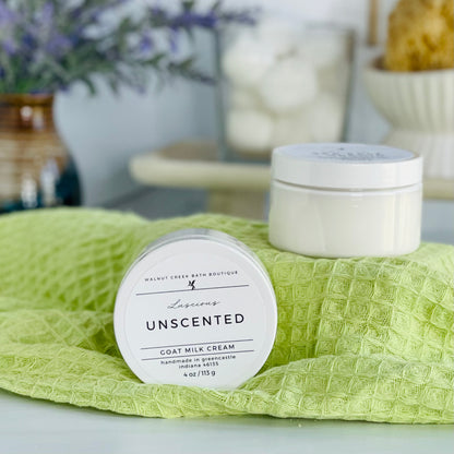 one unscented cream is sitting on it&