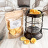 banana cream wax melts in waffle shapes next to lantern
