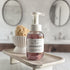 purple lavender foaming soap bottle