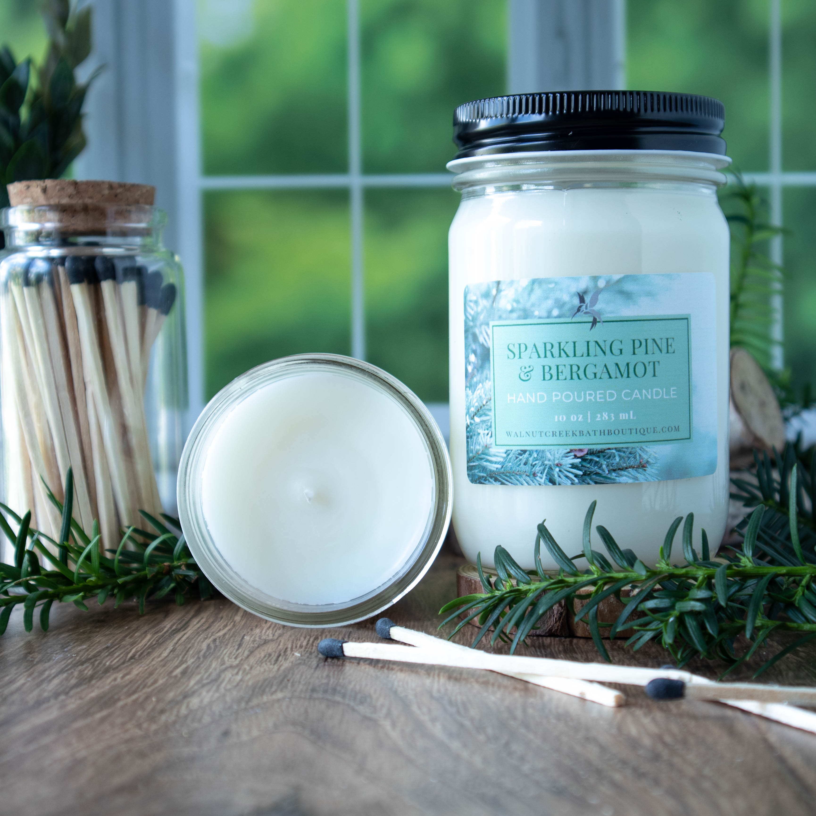 Sparkling Pine Bergamot Candle